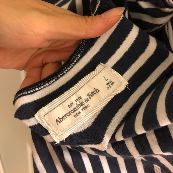 A&F Abercrombie Fitch stripe dress cotton soft - Picture 4 of 4
